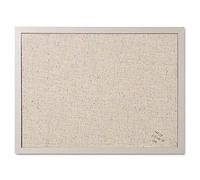 Bi-Office Pannello Per Avvisi Lavender, Cornice in MDF Perla, Bacheca Per L'Uso Con Puntine, 60x45, In Tessuto Perla