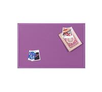 Bi-Office Scuola - Pannello In Sughero Viola, 60 x 40 cm, Cornice MDF Viola