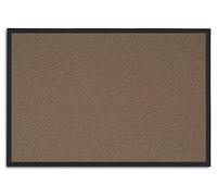Bi-Office Techcork - Bacheca per avviso, cornice nera, 90 x 60 cm