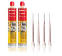 Bi Pack Tassello Chimico FIS P PLUS 300 T Ancorante Resina Poliestere per