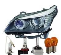 Bi Xenon Fari Sinistri Per BMW E60 E61 07-09 Hella Con Luce Curva 1348534
