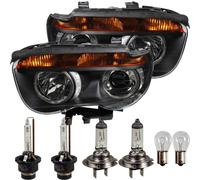 Bi Xenon Set Fanali per BMW 7er E65 E66 Anno Fab. 01-05 Hella Con Frecce D2S+H7