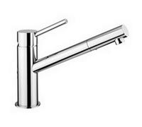 BI081CR Miscelatore lavabo senza scarico canna lunga BIRILLO cromato PAFFONI