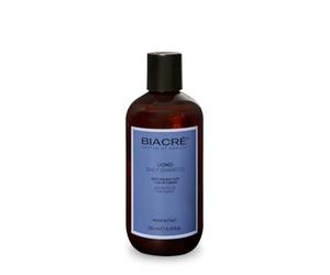 BIACRE' UOMO Daily Shampoo 250 ml DELICATO NUTRIENTE per uso frequente per tutti i tipi di capelli con Aloe, Avena, Semi di Lino e Miele