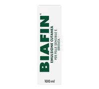 Biafin Emulsione cutanea - Crema lenitiva per le scottature e la pelle irritata, 100 ml