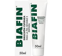 Biafin Emulsione cutanea (50 ml) per pelli sensibili e irritate, balsamo che allevia arrossamenti e irritazioni, crema idratante per il corpo per la cura e la rigenerazione della pelle di tutta la