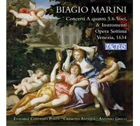 Biagio Marini Biagio Marini: Concerti a Quatro 5.6. Voci, & Instromenti Ope (CD)