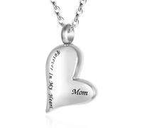BIAIHQIE Collana con urna funeraria Forever in My Heart per Ceneri, ricordo commemorativo per papà/Mamma/Sorella-1