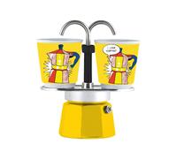 Bialetti 0001405 Moka Giallo 2 tazze 1 pz Mini Express Lichtenstein