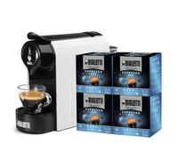 Macchina caffe' Bialetti Gioia confezione 64 capsule incluse white bianco