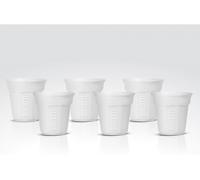 Bialetti Bicchierini Bialetti Set 6 Bicchierini col. Bianco tazzine caffè espres