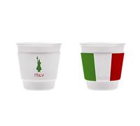 Bialetti Bicchierino Italy, Porcellana, 1 Pezzo, 1 unità (Confezione da 1)