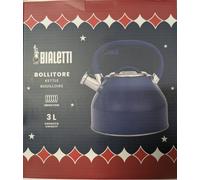 Bialetti Bollitore Blu 3lt Natale 2025 Con Fischio Adatto Per Induzione