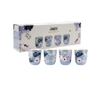 Bialetti - Bridgerton Set 4 bicchierini 80ml, Porcellana
