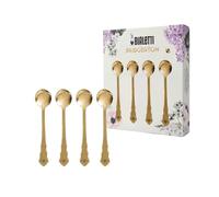 Bialetti - Bridgerton Set 4 cucchiaini dorati, Acciaio