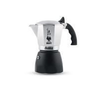 Bialetti Brikka Moka 0,1 L Nero, Acciaio inox