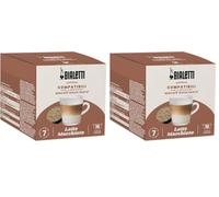 Bialetti Caffè Capsule Compatibili Dolce Gusto®, Latte Macchiato, 16 Capsule (Confezione da 2)
