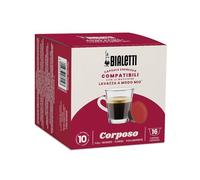 Bialetti Caffè Capsule Compatibili Lavazza A Modo Mio®, Corposo, 16 Capsule