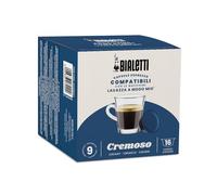 Bialetti Caffè Capsule Compatibili Lavazza A Modo Mio®, Cremoso, 16 Capsule