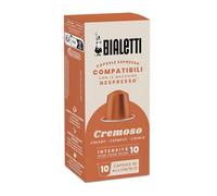 Bialetti Caffè Capsule Compatibili Nespresso®, Cremoso, 10 Capsule