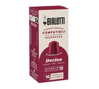Bialetti Caffè Capsule Compatibili Nespresso®, Deciso, 10 Capsule