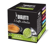 16 Capsule Caffè Bialetti Italia Deca Gusto Ricco Decaffeinato Cialde Originali Bialetti