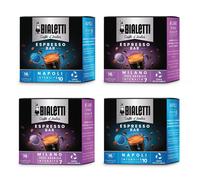 Bialetti Caffè D'Italia Mokespresso Miste Milano Napoli - 64 Capsule