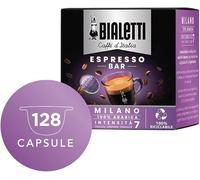 Bialetti Caffè d'Italia, Multipack 128 Capsule, 8 Box da 16 Capsule, Milano, Int