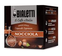 12 Capsule Caffè Bialetti Gourmet Aroma Nocciola Cialde Originali Bialetti