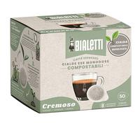 BIALETTI Caffè in cialde E.S.E 250 g, Cremoso, Cialda per espresso a servizio facile (E.S.E.)