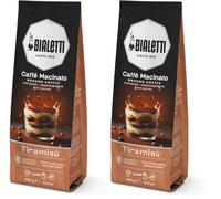 Bialetti Caffè Macinato Universale 250 g - Miscela aromatizzata al Tiramisù, ideale per Moka, French Press ed Espresso (Confezione da 2)