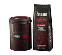 Bialetti Caffè Macinato Universale Stranger Things, Latta + Sacchetto da 250g, Miscela Hawkins: 50% Arabica 50% Robusta