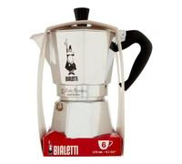 Bialetti Caffettiera Alluminio 6 Tazze MOKA EXPRESS Restyling Cromo satinato