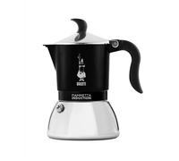 Bialetti Fiammetta Induction Moka 0,1 L Nero, Acciaio inossidabile Bialetti