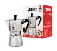 Bialetti Caffettiera Moka Express 12 Tazze, Manico anti scottatura, Non adatta a induzione, 12 Tazze (600 ml), Alluminio