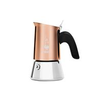 BIALETTI VENUS RAME Moka 2 Tazze Caffettiera in Acciaio Inox Caldaia Ø8cm