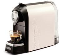 Bialetti Super, Macchina Caffè Espresso, Funziona esclusivamente con Capsule Bialetti, Bianco Latte