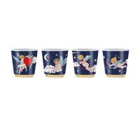 BIALETTI CIELO STELLATO SET 4 BICCHIERINI ANGELI