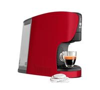 Bialetti Dama, Macchina Espresso a Cialde ESE 100% compostabili, Plastica Riciclata, Rosso