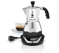 Boccale per moca elettrico Bialetti MOKATIMER6 6 tazze 0,5 L Acciaio inossidabile