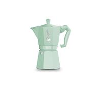 BIALETTI Espressokocher EXCLUSIVE MOKA 3 Tassen Gruen verde chiaro