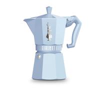 Bialetti Moka Exclusive 3 Tazze Vintage (6 tazze, Light Blue)