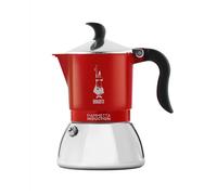 Bialetti Fiammetta Induction Moka 0,13 L Rosso, Acciaio inossidabile Bialetti