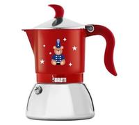 Bialetti Fiammetta Induction Orsetto Moka in Alluminio Base Acciaio 2 Tazze TZ