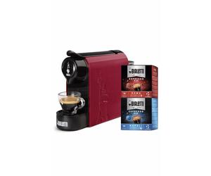 Bialetti Gioia 1200W Macchina Automatica Caffè Espresso Rossa Serbatoio 0,5L