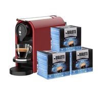 Bialetti Gioia Plus Macchina Caffè Espresso Alluminio 48 Capsule Incluse Rosso
