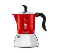 Bialetti Fiammetta Induction Moka 0,13 L Rosso, Acciaio inossidabile Bialetti