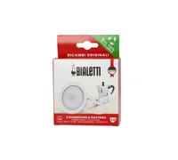 BIALETTI | Ricambi 3 Guarnizioni +1 Piastrina per Moka 3 o 4 Tazze