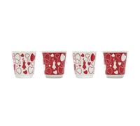 Bialetti Industrie Set 4 bicchierini cuore Set 4 bicchierini cuore