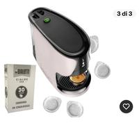 Bialetti Macchina da caffè Dama Grigia con 30 cialde ESE 44 mm